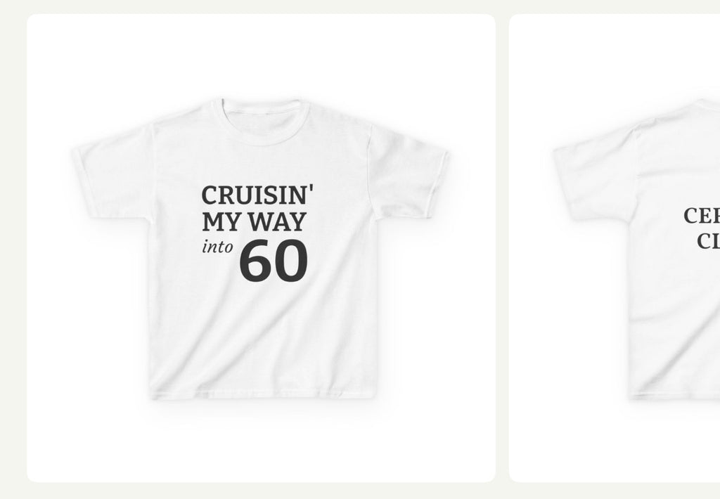 Adult heavy Cotten tee